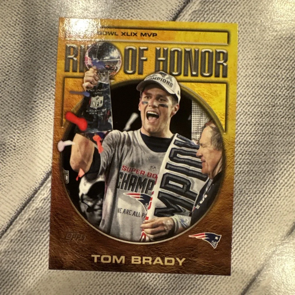 2026 Topps Football Tom Brady Ring of Honor ROH-5 New England Patriots